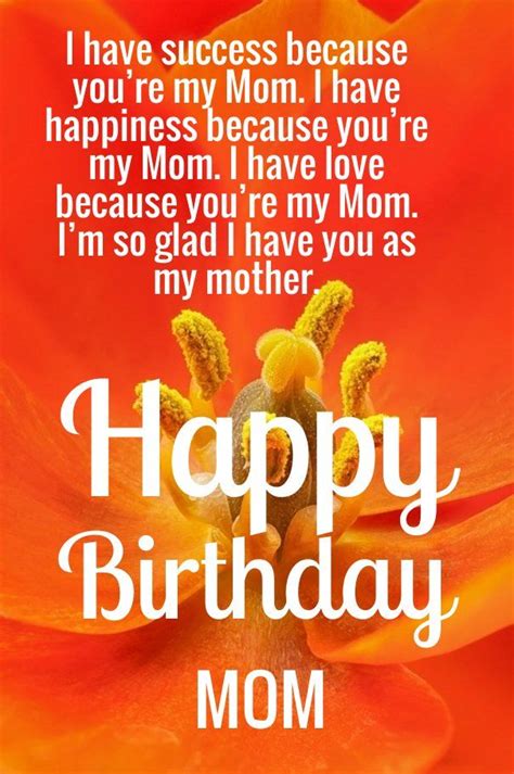 Happy Birthday Mom Images With Quotes Shortquotes Cc