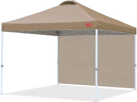 Mastercanopy Durable Ez Pop Up Canopy Tent With 1 Sidewall