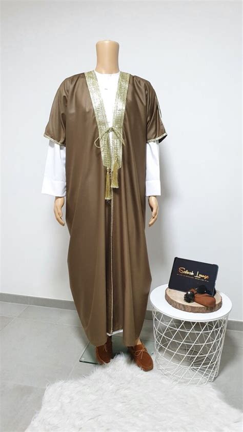 Classical Bisht Finished With Golden Embellishment