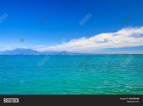 Garda Lake Azure Image And Photo Free Trial Bigstock