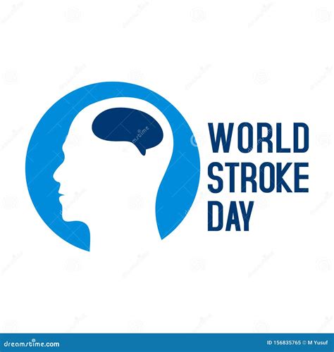 World Stroke Day Design Stock Vector Illustration Of Awareness 156835765