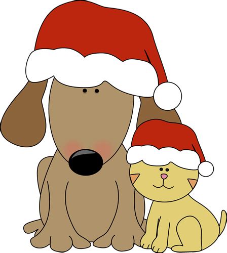 Dog And Cat Clip Art Clipart Panda Free Clipart Images Christmas