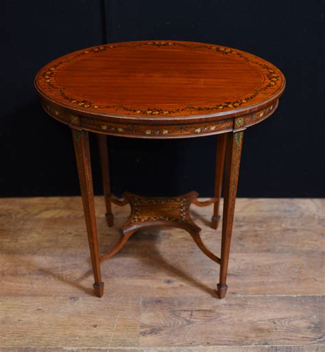 Check spelling or type a new query. Edwardian Painted Oval Side Table Cocktail Tables | 534194 ...