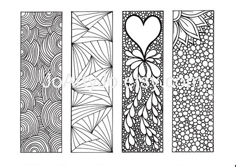 7 Best Images Of Adult Printable Coloring Bookmarks Free Printable