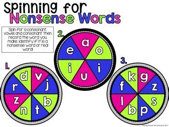 Nonsense word lists fundations® level 3. Nonsense Words Centers and Printable | Nonsense words ...