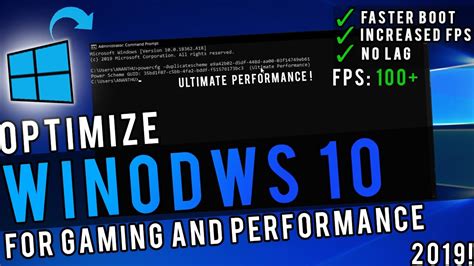 🔧how To Optimize Windows 10 For Gaming And Performance Fps Boost