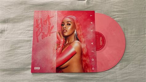 Doja Cat Hot Pink Vinyl Pink And White Variant Unboxing Youtube