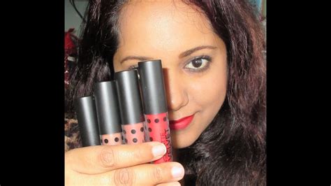 Review And Swatches Sacha Intense Matte Lip Velvets Youtube