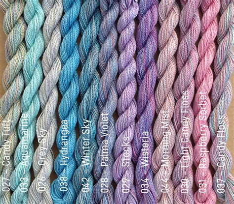 Fine Cotton Hand Dyed Embroidery Thread Cotton Thread Etsy Uk