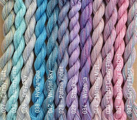 Fine Cotton Hand Dyed Embroidery Thread Cotton Thread Cotton Yarn