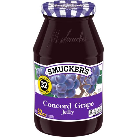 Smuckers Concord Grape Jelly 32 Ounce