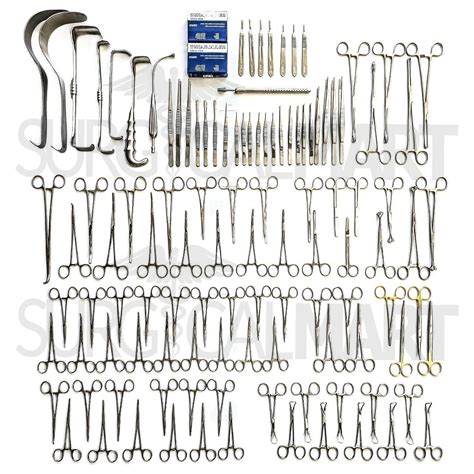 108 Instruments Basic Laparotomy Set Surgical Medical Surgical Mart