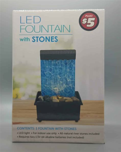 LED Fountain with Stones (Dollar Tree) | DOLLAR STORE REVIEWER