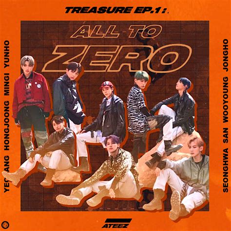 Ateez Treasure Ep1 All To Zero Albumcover By Souheima On Deviantart