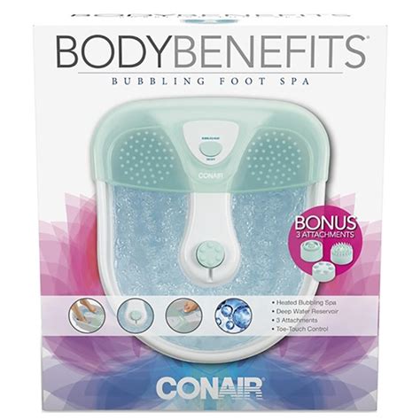 conair foot spa with massaging bubbles and heat model fb27r 1source