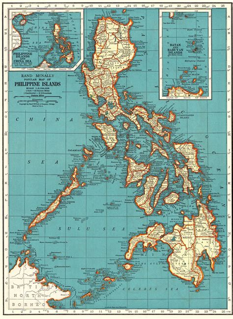 1921 Antique Philippines Map Vintage Map Of The Philippine Islands