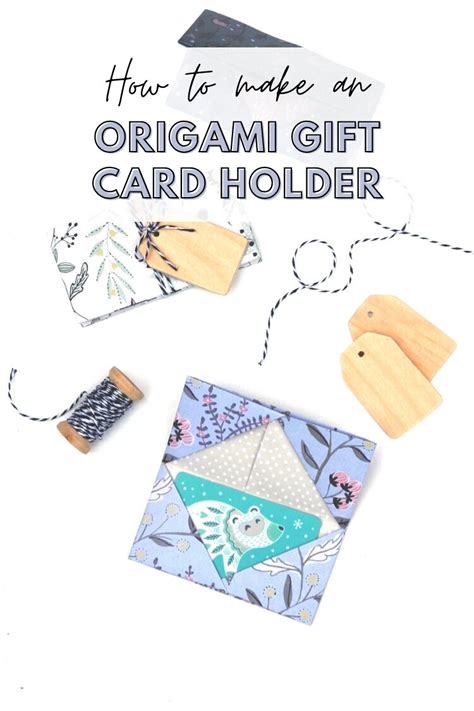 How To Make An Origami T Card Holder — Gathering Beauty