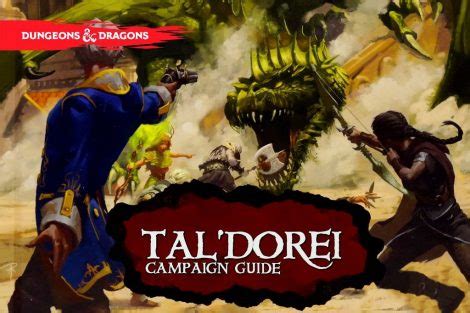 I trust that my deity will guide my actions. Tal'dorei Campaign Guide Pdf | Download - Full (2021) D&D