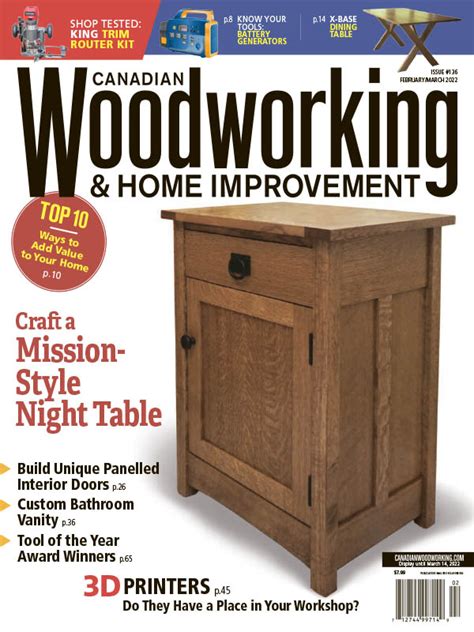 Canadian Woodworking 0203 2022 Download Pdf Magazines Magazines