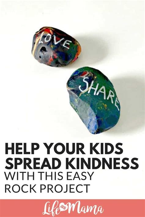 Help Your Kids Spread Kindness With This Easy Rock Project