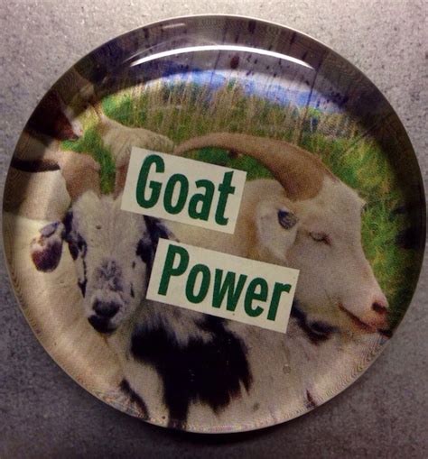 goat power large glass magnet by magnetsbyjen on etsy