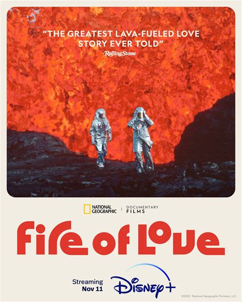 National Geographics Documentary ‘fire Of Love Coming To Disney Aus