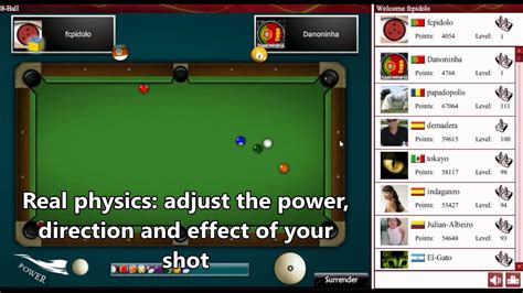 Choose from two challenging game modes against an ai opponent, with several customizable features. Online multiplayer 8 ball pool game on CasualArena.com ...