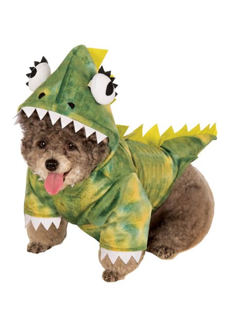 Green Dinosaur Hoodie Pet Costume