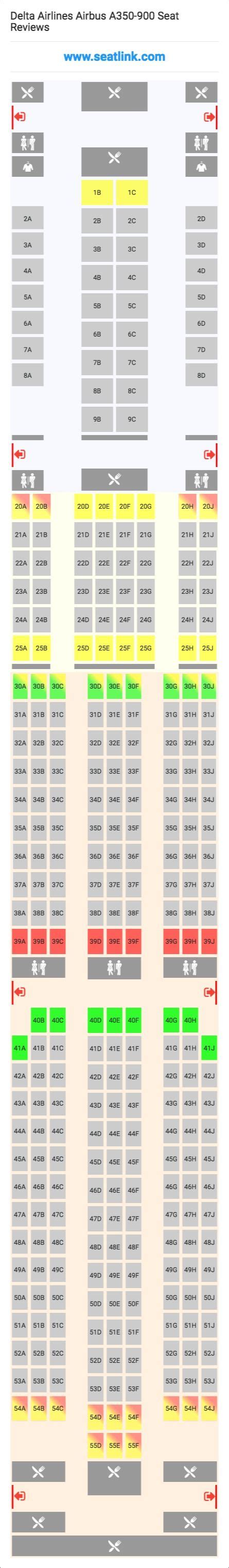 Singapore airlines airbus a350 seat map. Delta Airlines Airbus A350-900 (359) Seat Map | Delta ...