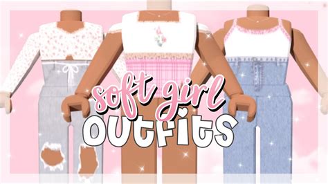 Aesthetic Preppy Soft Girl Outfits CODES Roblox YouTube