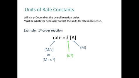 In this post we will show ways to obtain the reaction order 2 in a reactant a ( second order reaction ) ⇒ we write a 2 ⇒ doubling the concentration of a the reaction rate r 1 is affected by a. Intro to Rate Laws, Rate Constants, Reaction Order ...
