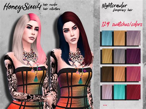 Nightcrawler Pearl Hair Recolor By Mahocreations Sims