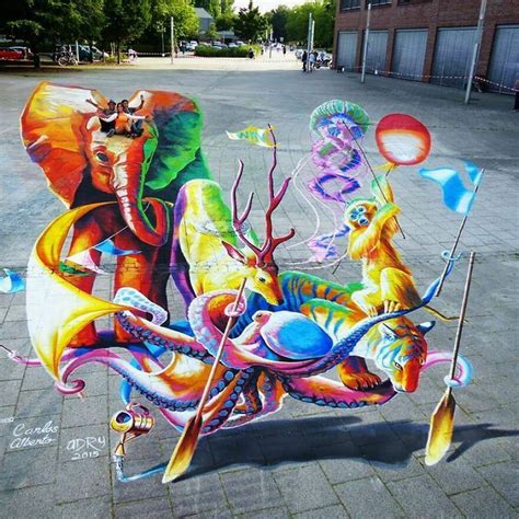 Anamorphic Street Art D Optical Illusions Carlos Alberto Gh In