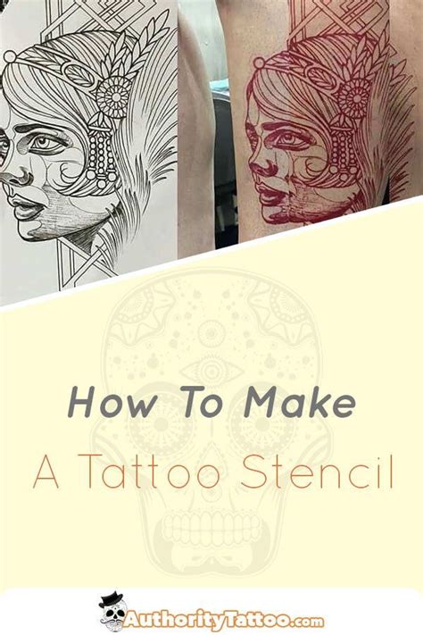 Pat smoothly the stencil and set the time by a minute or more to let the fluid sink within your skin. Everything you need to know about making a tattoo stencil ...