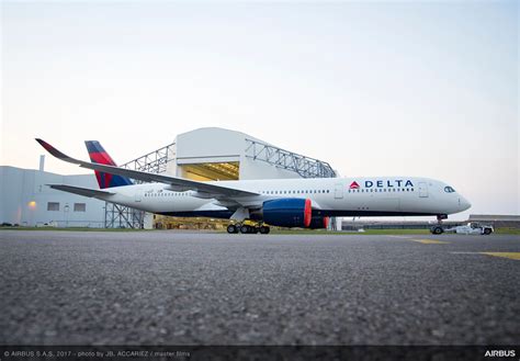 Deltas Airbus A350 Makes Its First Appearance