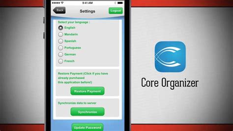 Full functionality on any device to streamline your workflow. Core Organizer iPhone App Demo - DailyAppShow - YouTube