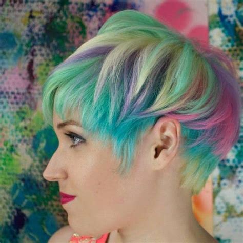 Salon Dezen Alexandria Va On Instagram Pixie Cuts And Rainbow Hair
