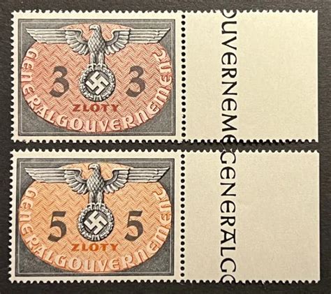 Travelstampsgermany Wwii Nazi Propaganda Stamp Poland Occupation Gen