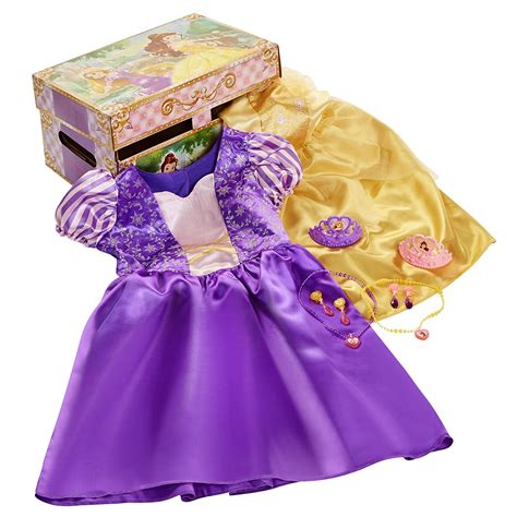 Amazon Disney Princess Belle And Rapunzel Dress Up Trunk Only 1889