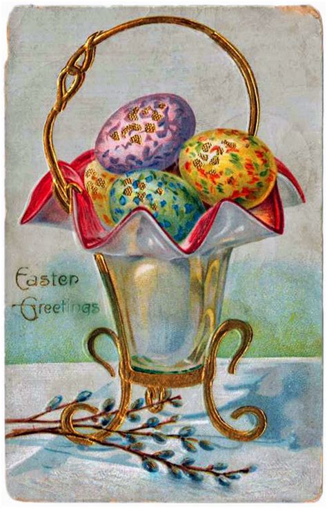 15 Colorful Vintage Easter Cards From The Early 20th Century ~ Vintage Everyday