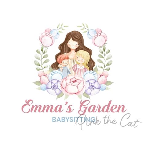 Babysitter Logo For Your Services Or Doula Logo Png For Your Etsy