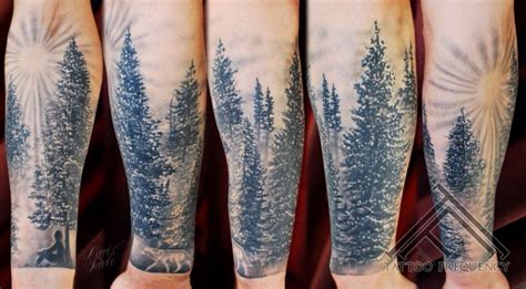 Spruce Tree Tattoo Tree Tattoo Arm Forearm Tattoo Back Tattoo Leg