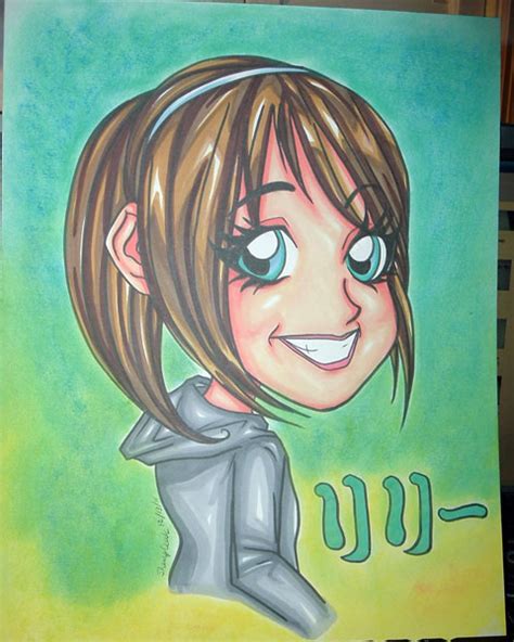 Anime Caricature By Raccoon Eyes On Deviantart