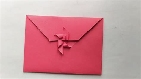 How To Make A Paper Envelope Easy Origami Envelope Tutorial Youtube