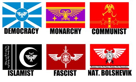 Alternate Flags Of The Imperium Of Man By Wolfmoon25 On Deviantart