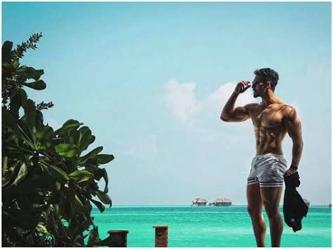Tiger Shroff Flaunts His Ripped Abs In Beach Photos Checkout