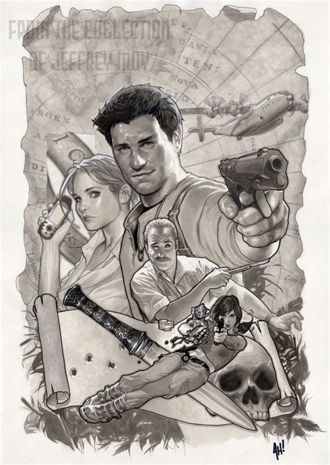 Hughes Uncharted Poster In Jeffrey Moys Artboymoy Collection Comic