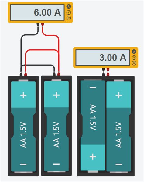 Electronic Batteries Connected Both In Series And In Parallel