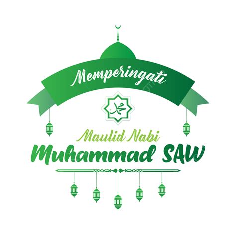 Gambar Desain Teks Ucapan Maulid Nabi Muhammad Saw Mawlid Al Nabi