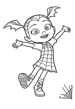 Dibujos e Imagenes Vampirina para Colorear y Imprimir Gratis para Adultos Niñas y Niños